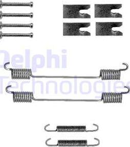 Delphi LY1327 - Juego de accesorios, zapatas de freno parts5.com