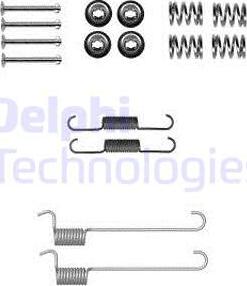 Delphi LY1379 - Zestaw akcesoriów, szczęki hamulcowe hamulca postojowego parts5.com