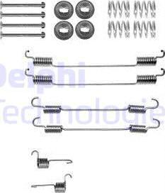 Delphi LY1378 - Σετ βοηθ. εξαρτημάτων, σιαγόνες φρένου parts5.com