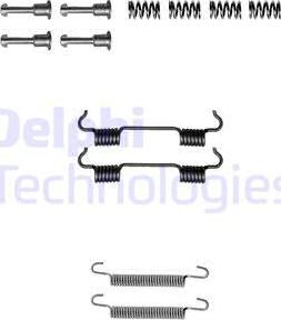 Delphi LY1297 - Aksesuar seti, El freni pabucu parts5.com