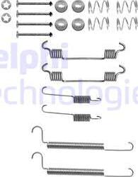 Delphi LY1241 - Tartozékkészlet, fékpofa parts5.com