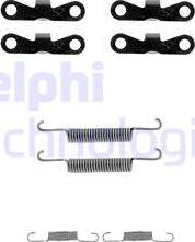 Delphi LY1201 - Set accesorii, saboti frana parcare parts5.com