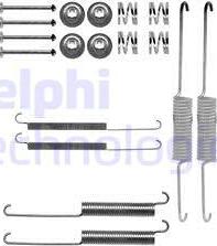 Delphi LY1233 - Juego de accesorios, zapatas de freno parts5.com