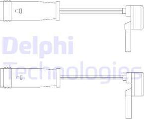 Delphi LZ0153 - Výstražný kontakt, opotřebení obložení parts5.com