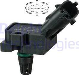 Delphi PS10137 - Sensor, intake manifold pressure parts5.com