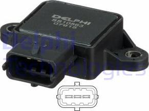 Delphi SS10563-12B1 - Senzor, pozitie clapeta acceleratie parts5.com