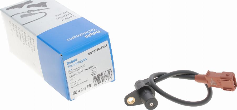 Delphi SS10736-12B1 - Sensor, crankshaft pulse parts5.com