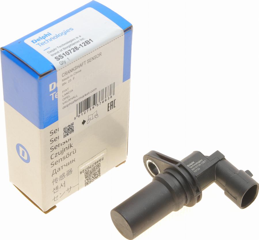 Delphi SS10728-12B1 - Sensor, crankshaft pulse parts5.com