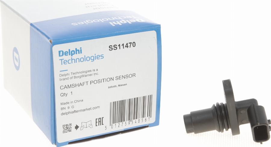 Delphi SS11470 - Senzor,pozitie ax cu came parts5.com