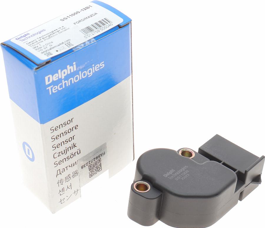 Delphi SS11000-12B1 - Senzor, polozaj dusilne lopute uplinjaca parts5.com