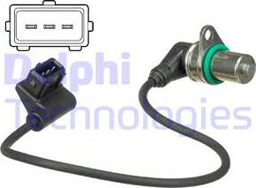 Delphi SS11198 - Sensor, camshaft position parts5.com