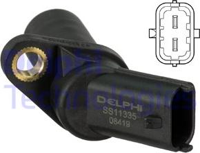 Delphi SS11335 - Generador de impulsos, cigüeñal parts5.com