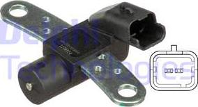 Delphi SS11265 - Sensor, crankshaft pulse parts5.com