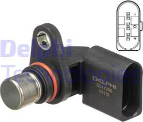 Delphi SS11206 - Senzor,pozitie ax cu came parts5.com