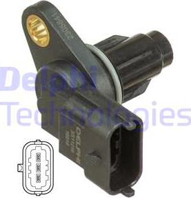 Delphi SS11216 - Sensor, camshaft position parts5.com