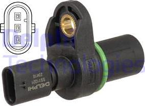 Delphi SS11221 - Sensor, camshaft position parts5.com