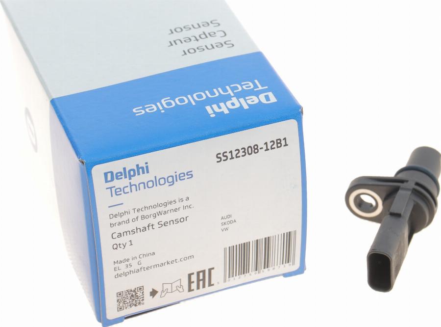 Delphi SS12308-12B1 - Snímač polohy vačkového hriadeľa parts5.com