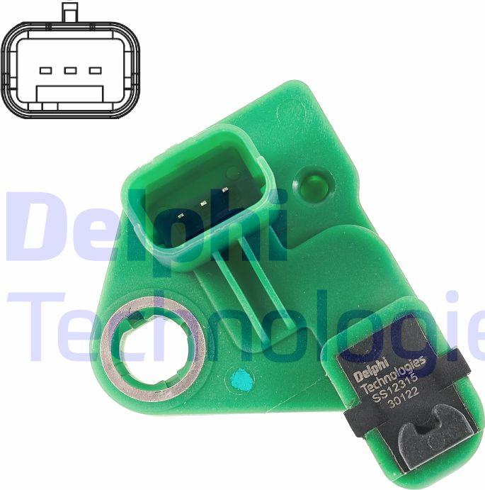 Delphi SS12315-12B1 - Impulssianturi, kampiakseli parts5.com