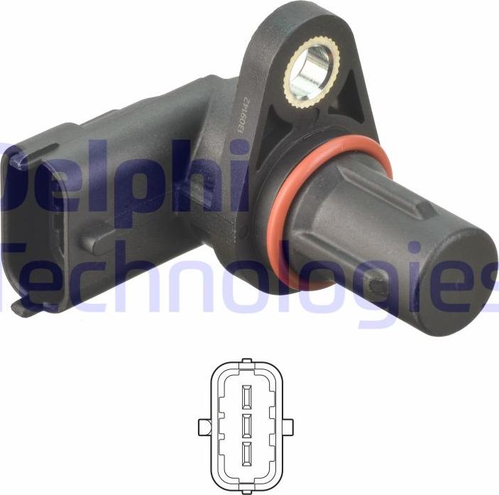 Delphi SS12298-12B1 - Senzor,pozitie ax cu came parts5.com