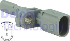 Delphi SS20599 - Senzor,turatie roata parts5.com