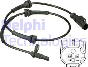 Delphi SS20540 - Érzékelő, kerékfordulatszám parts5.com