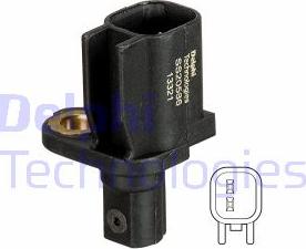 Delphi SS20586 - Tekerlek hız sensörü parts5.com