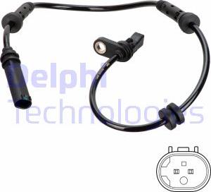 Delphi SS20757 - Sensor, wheel speed parts5.com