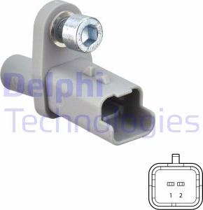 Delphi SS20767 - Senzor, broj obrtaja točka parts5.com