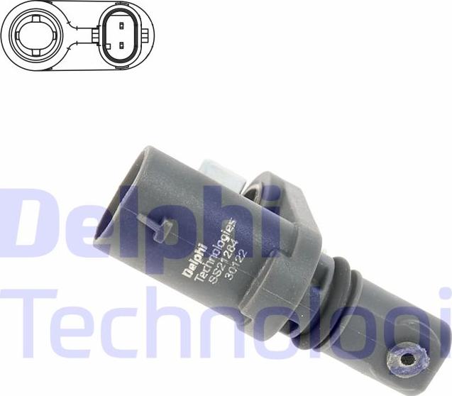 Delphi SS21264-12B1 - Senzor, broj obrtaja točka parts5.com