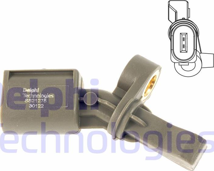 Delphi SS21275-12B1 - Senzor,turatie roata parts5.com