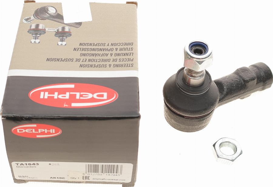 Delphi TA1643 - Tie Rod End parts5.com