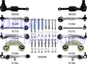 Delphi TC1300KIT - Reparatursatz, Querlenker parts5.com