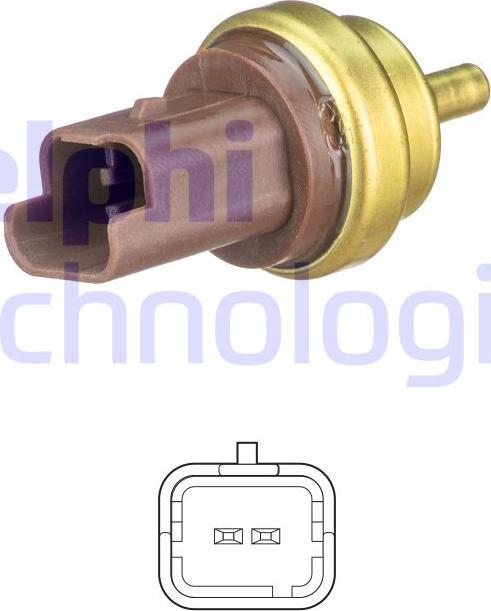 Delphi TS10477 - Senzor, temperatura rashladne tečnosti parts5.com