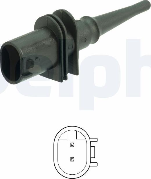 Delphi TS10533 - Senzor,temperatura exterioara parts5.com