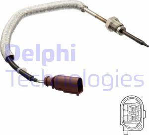 Delphi TS30162 - Senzor, temperatura gaze evacuare parts5.com