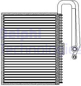 Delphi TSP0525207 - Evaporator,aer conditionat parts5.com