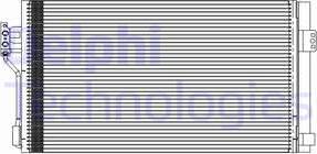 Delphi TSP0225611 - Lauhdutin, ilmastointilaite parts5.com