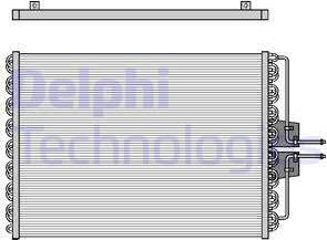 Delphi TSP0225061 - Condensador, aire acondicionado parts5.com