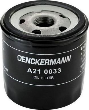 Denckermann A210033 - Yağ filtresi parts5.com