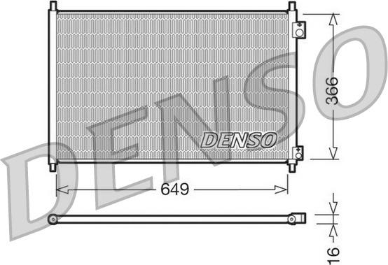 Denso DCN40006 - Condenser, air conditioning parts5.com