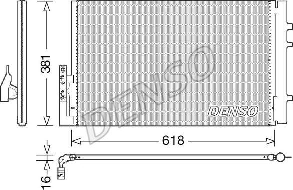 Denso DCN05014 - Kondenzátor klimatizácie parts5.com