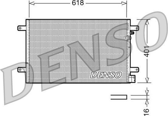 Denso DCN02006 - Skraplacz, klimatyzacja parts5.com