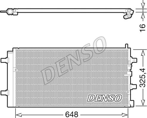 Denso DCN02002 - Condenser, air conditioning parts5.com