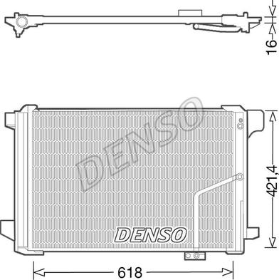 Denso DCN17035 - Condensator, climatizare parts5.com