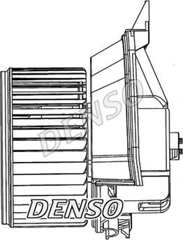 Denso DEA09200 - Ventilator, habitaclu parts5.com