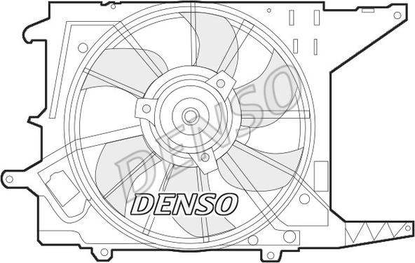 Denso DER37003 - Ventilátor chladenia motora parts5.com