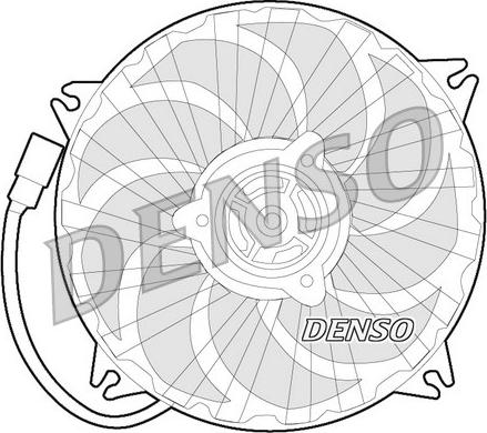 Denso DER21017 - Fan, radiator parts5.com