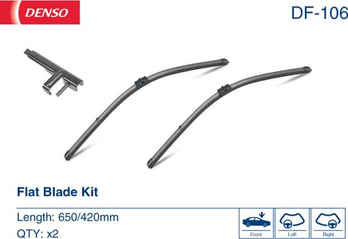 Denso DF-106 - Щетка стеклоочистителя parts5.com