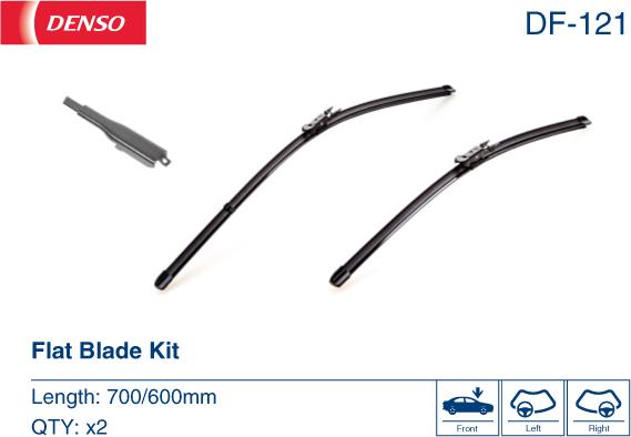 Denso DF-121 - Silecek süpürgesi parts5.com