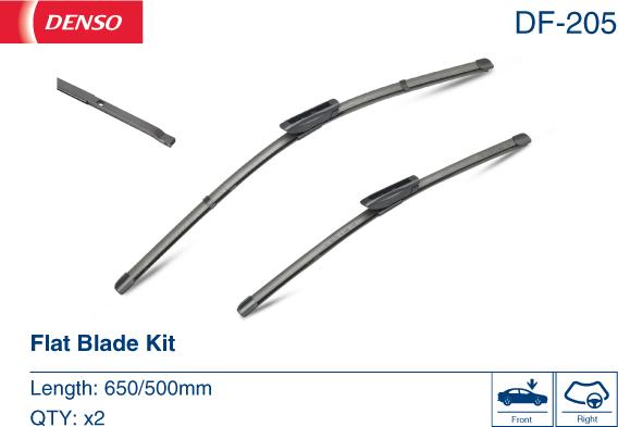 Denso DF-205 - Limpiaparabrisas parts5.com